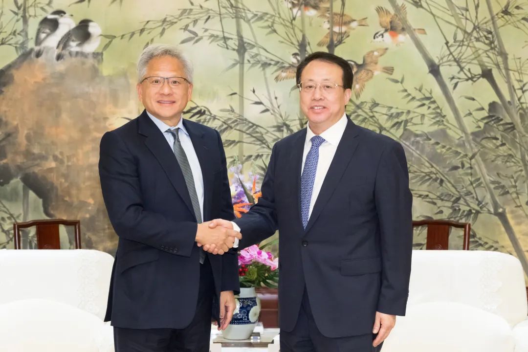 上海市长龚正会见英伟达CEO黄仁勋，共谋科技新篇